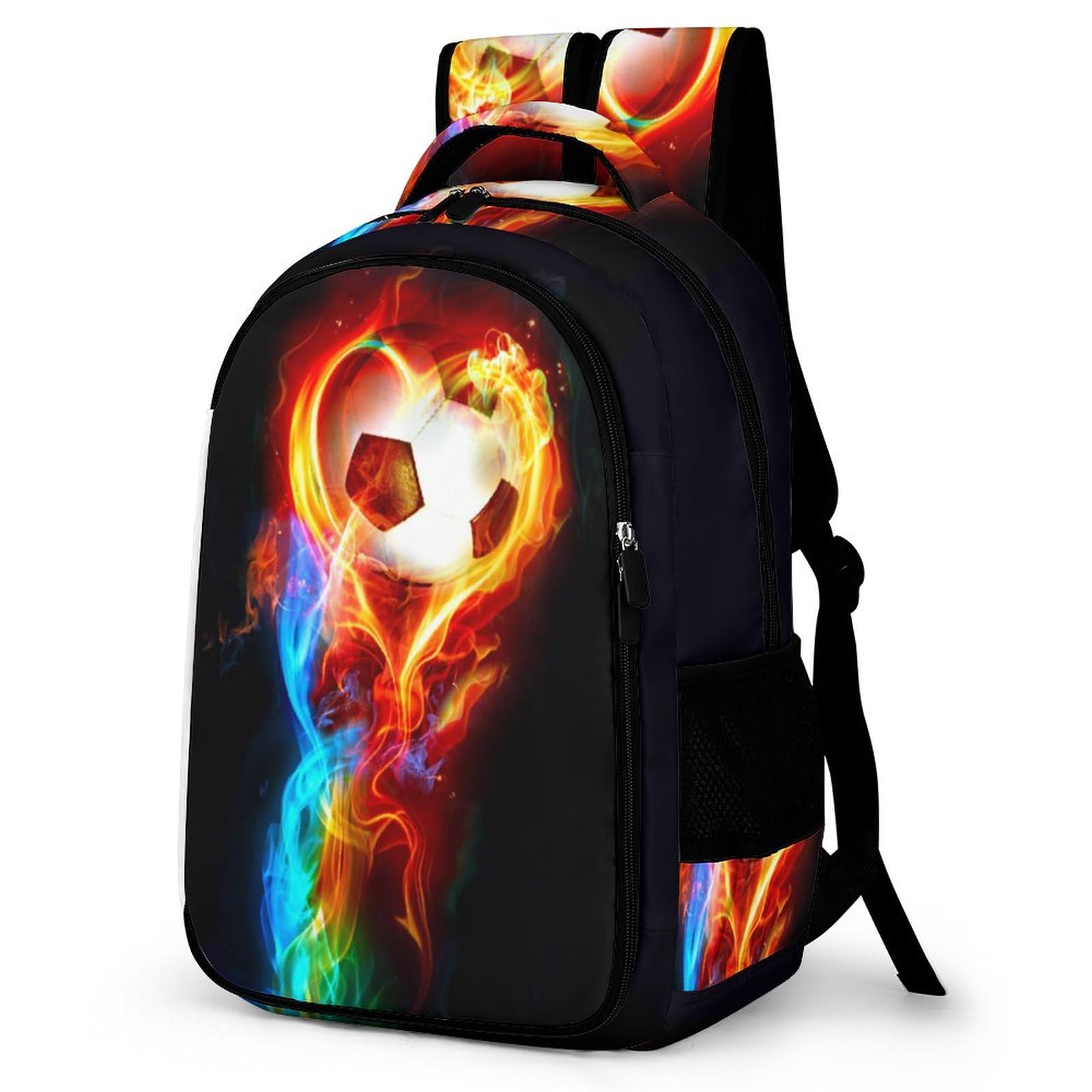Tpisli Women's Style-10 School Backpack For Teens Kids, Travel Football Soccer School Bags Backpack For Teenage Girls Lightweight Rucksack Water Resistant Bookbag Daypack