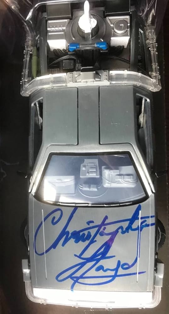 Amazon.co.jp: BAS鑑定書本物クリストファーロイド『バック