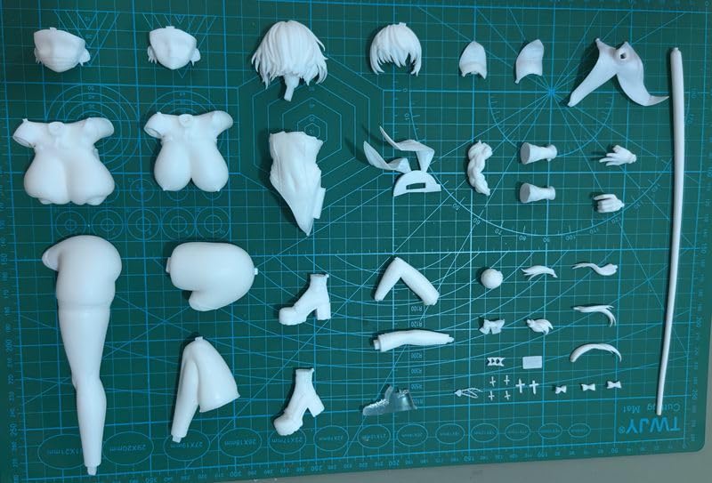 Amazon.co.jp: GK レジンキット バニー ドーナ 1/6スケール レジン製