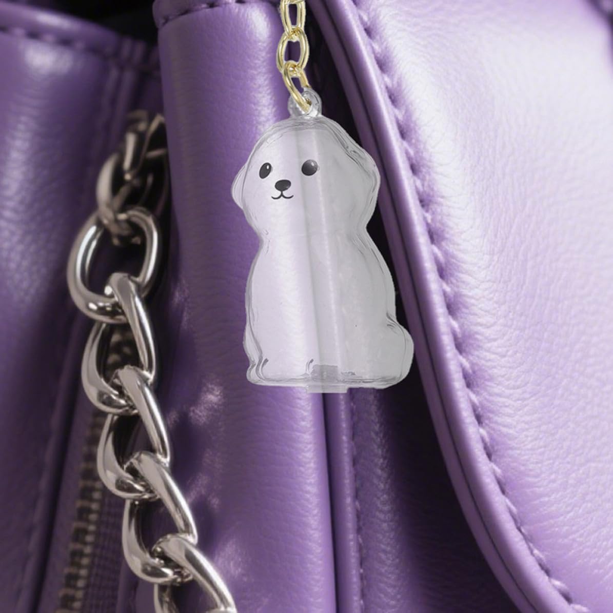 LIOOBO 2pcs Dog Hair Keepsake Keychain Memorial Box for Pet Hair Storage image 4