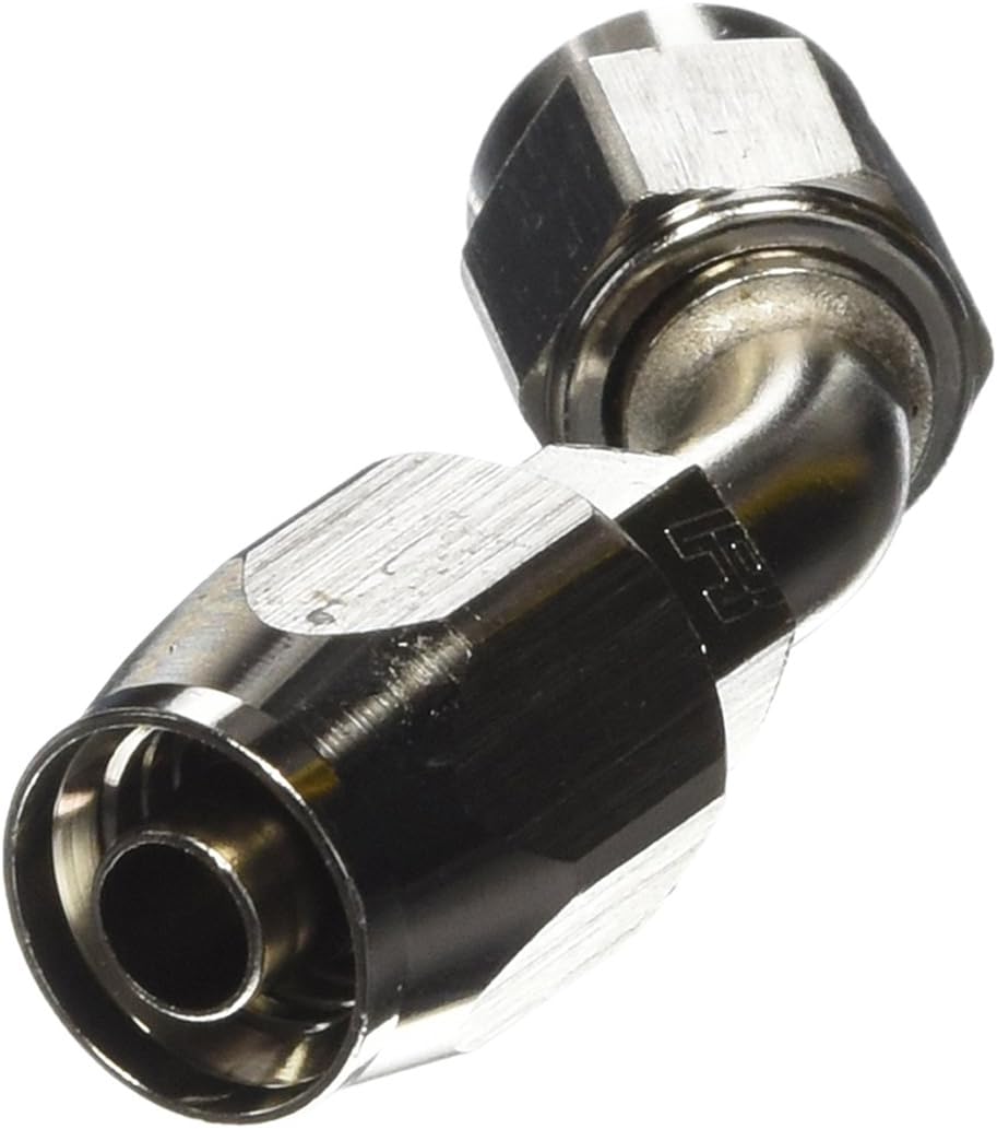 Edelbrock 610091 Endura Anodized Aluminum -6AN 45-Degree Hose End