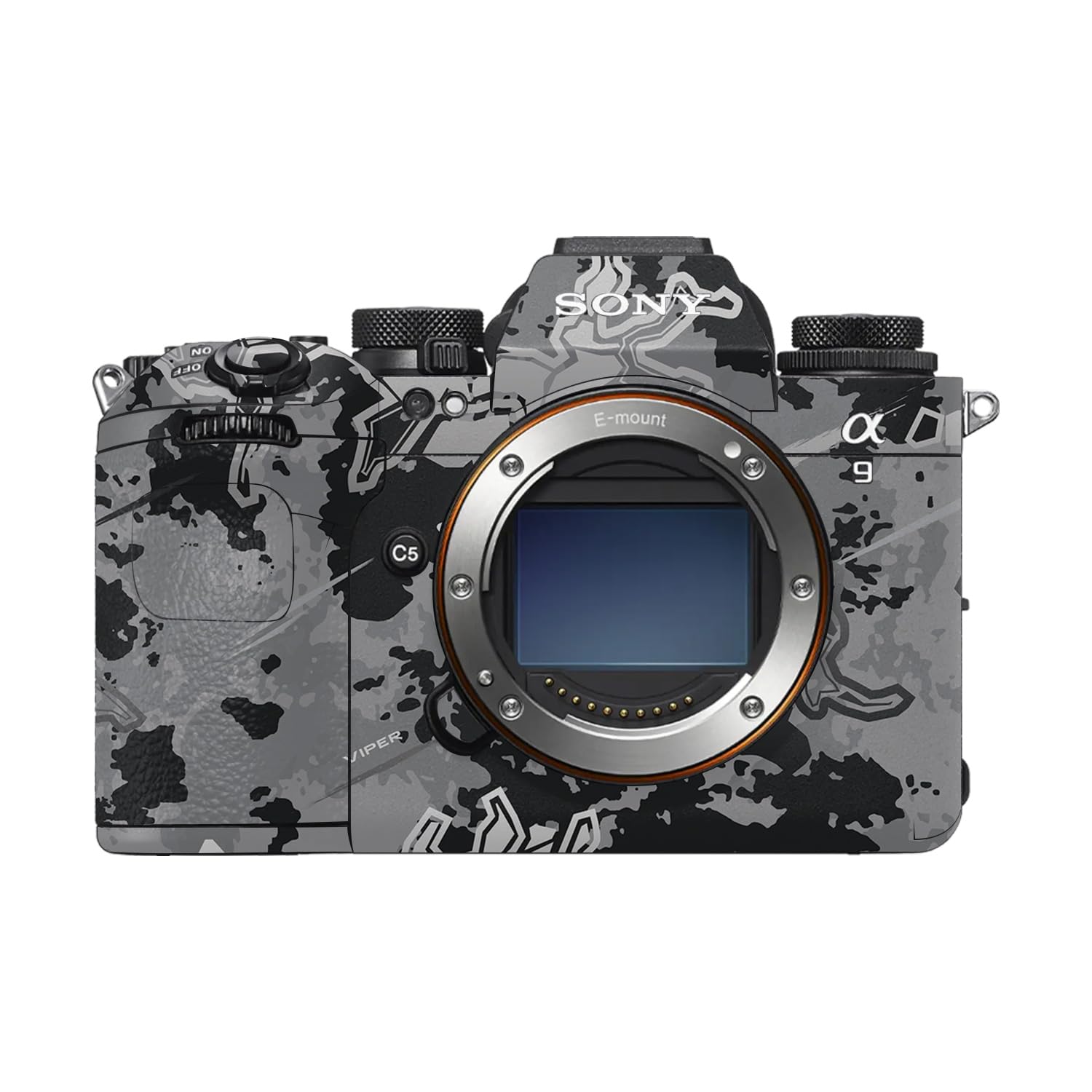 Camera Skin Compatible with Sony Alpha 9 III (2024) - Viper Urban - Premium 3M Vinyl Protective Wrap Decal Cover - Easy to Apply | Crafted in the USA by MightySkins