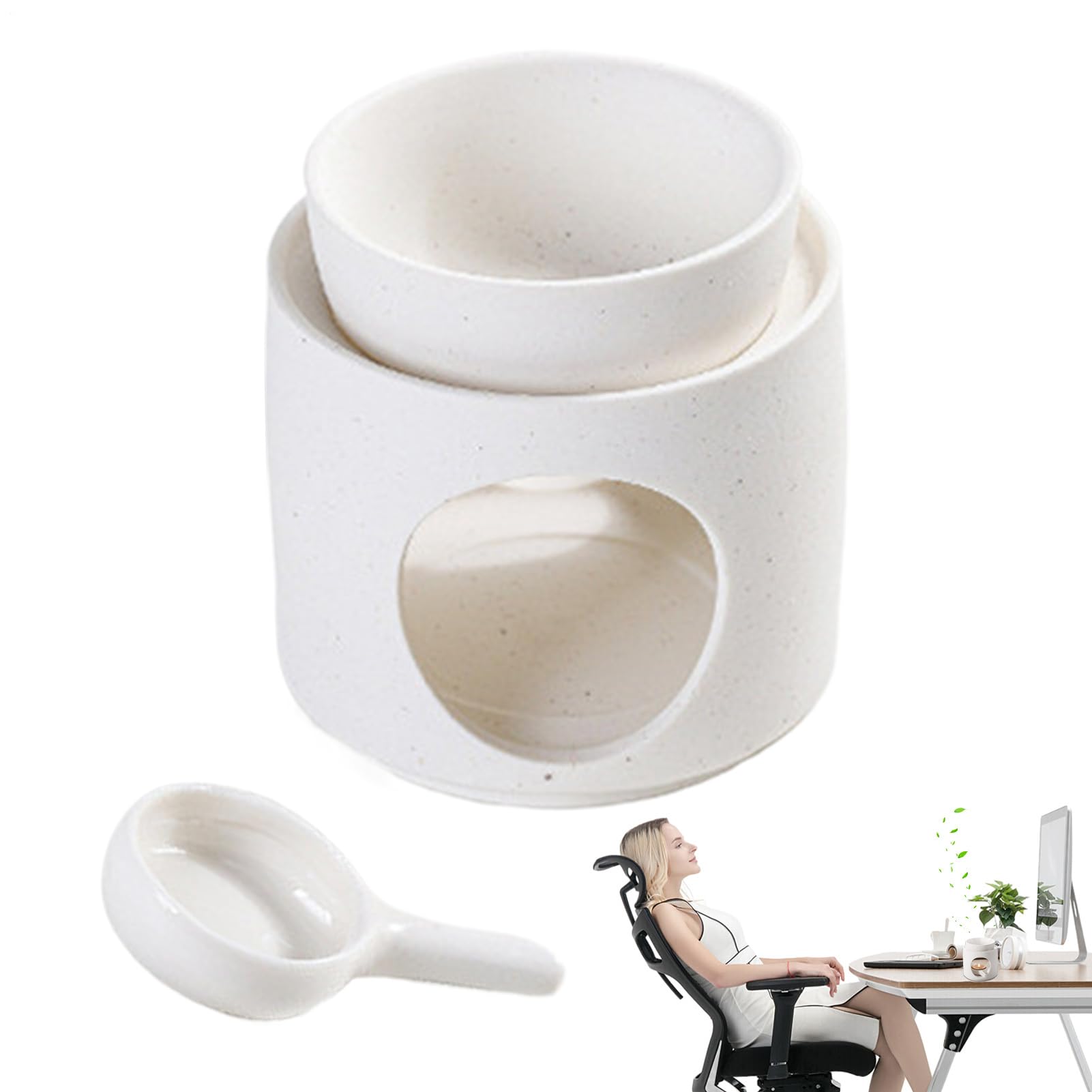 Photophore en céramique anti-surchauffe pour une décoration sans risque
