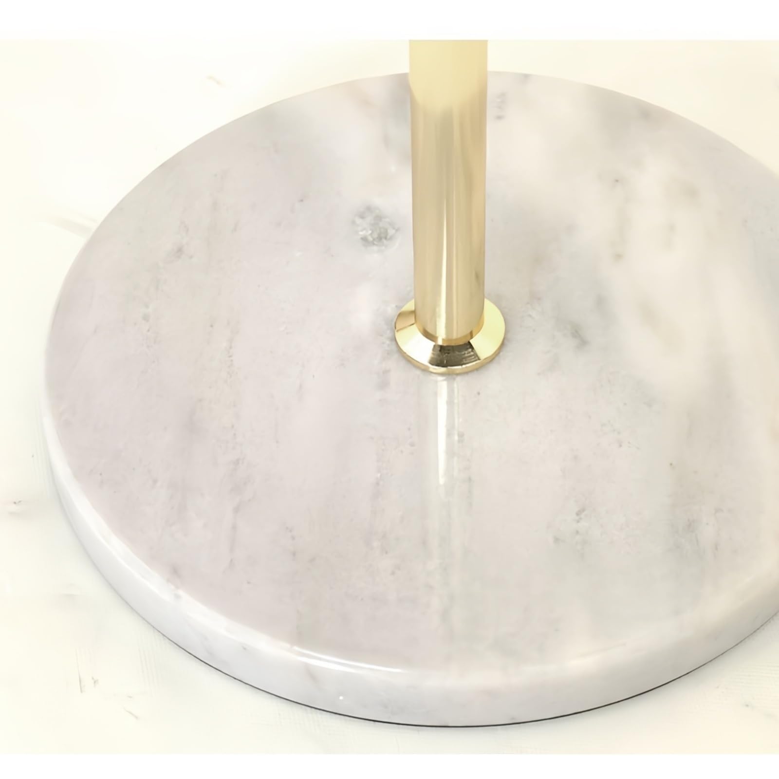 Reloj de pie Reloj de pie metal con base mármol silenciosa cuarzo
