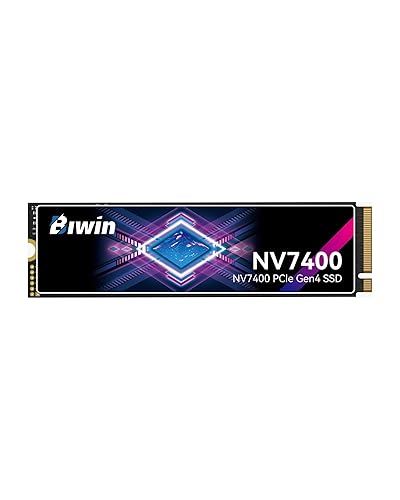 BIWIN Black Opal NV7400 2TB SSD Gen4x4, Read Speed up to 7450MB/s, NVMe M.2 2280 PCIe 4.0 Internal PC Solid State Drive for Laptop/Desktop/PS5 - NV7400 Gen4 - 2TB