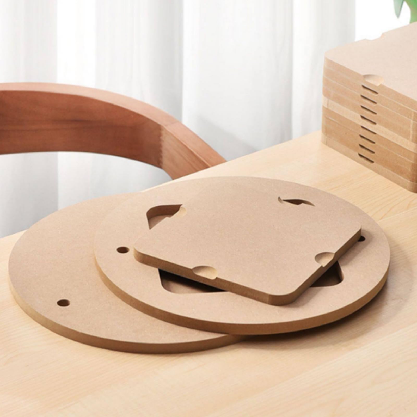 Set di cuscinetti assorbenti in ceramica, tavole da lancio in argilla, per giradischi da 30 cm, spessore 1,2 cm, ideali per scolpire e lanciare l'argilla