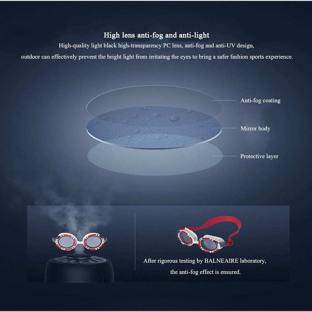 Swim Goggles, Swimming Goggles for Men Adult Women Youth Kids and Child, No Leaking Anti Fog Protection