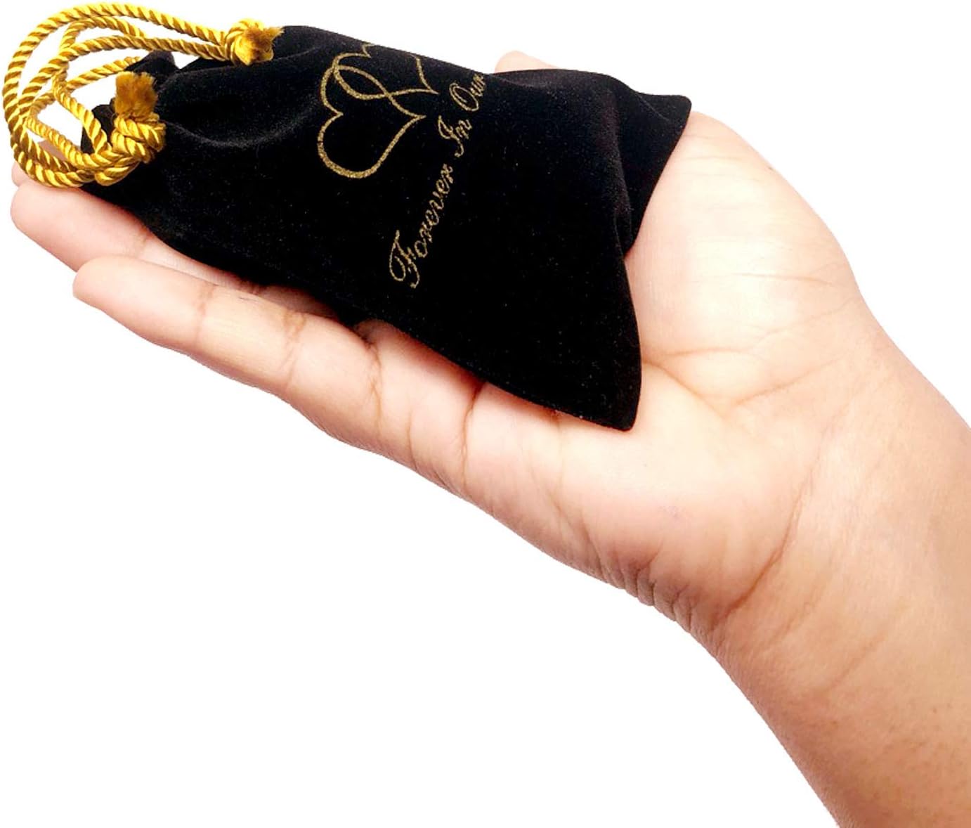 Forever in Our Hearts Classic Keepsake Urns Set of 4 - Beautiful Shades of Mini Keepsakes - Keepsake Urns - Token Urns - Handcrafted & Affordable Mini Urns for Ashes with 4 Velvet Bags (Blue)