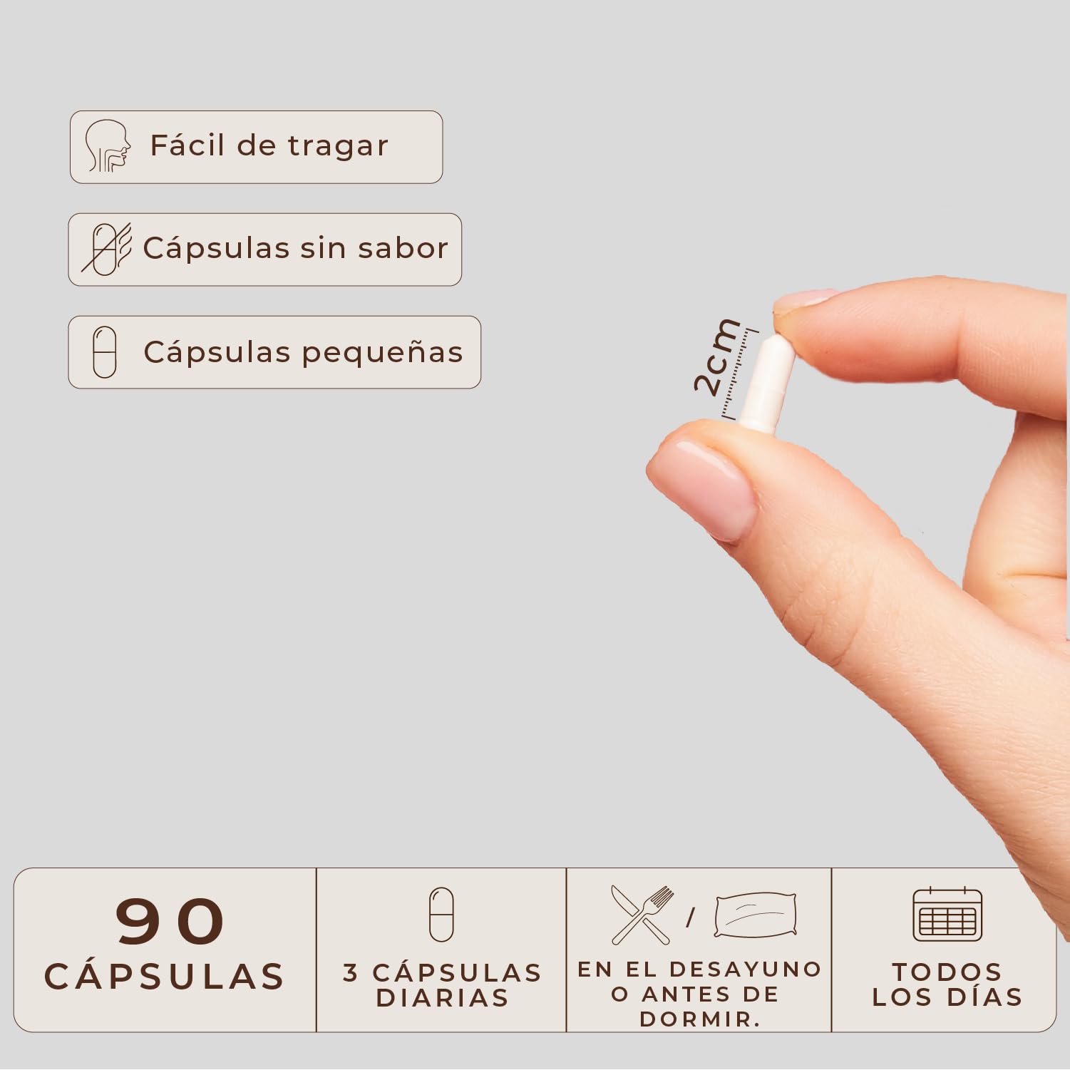 TRIMAGNESIUM Magnesio Bisglicinato, Malato y Taurinato, 90 Cápsulas | Fórmula Avanzada, con D-Ribosa, B6 y Selenio, Energía, Recuperación Muscular, Descanso, Vegano, Fabricado en España