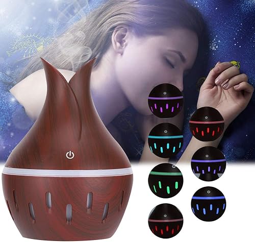 Miniatura 8 de Gugxiom Difusor de aceite esencial de aromaterapia, humidificador portátil, difusor de aroma, difusor de aromaterapia de 10.1 fl oz, humidificador