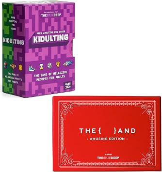 The Skin Deep Amusing and Kidulting Bundle - Combine Lighthearted Question Cards with Joy and Laughter from Prompt Cards - Strengthen Your Relationship in Multiple Ways