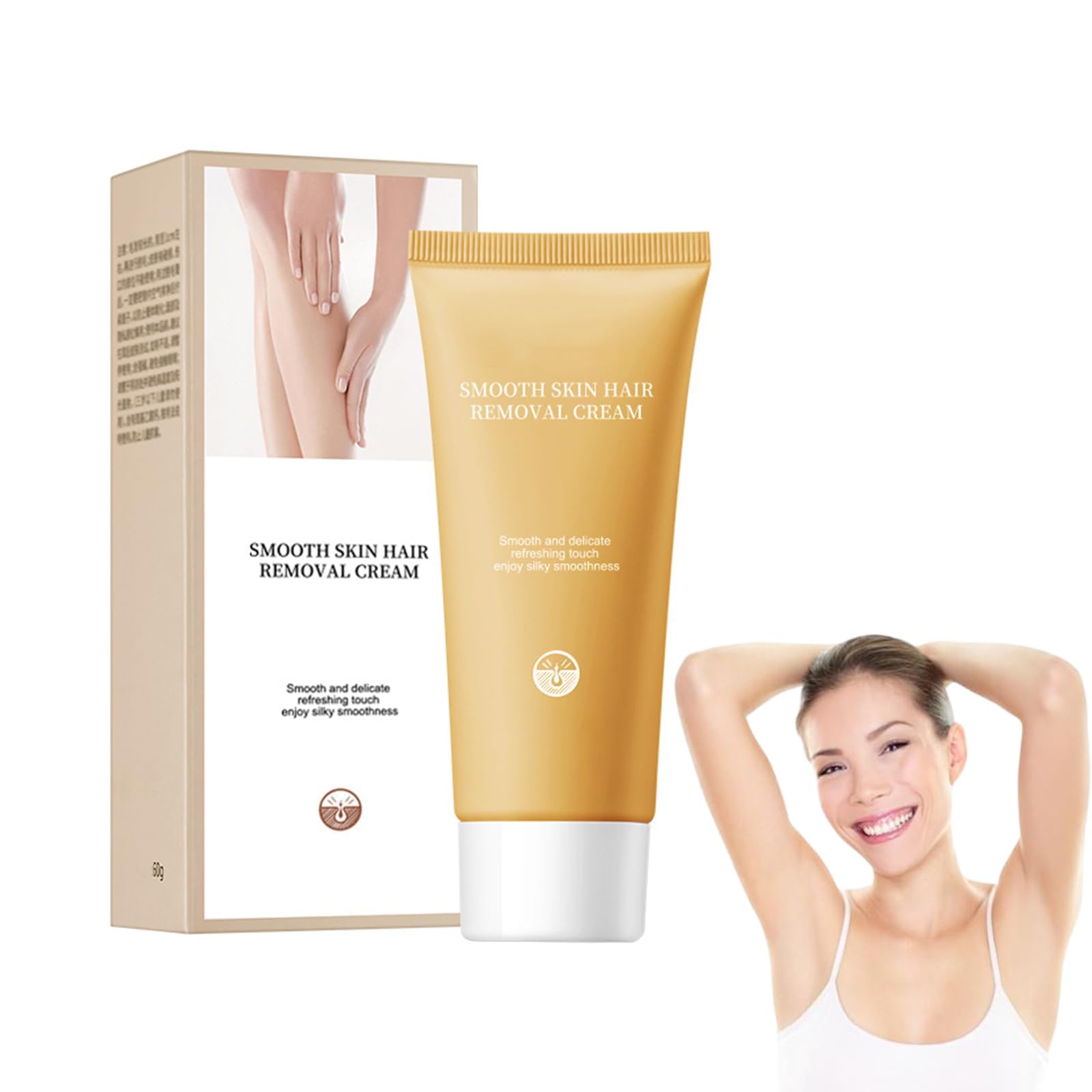 Crema Depilatoria para Piel Sensible, Crema Depilatoria para Hombres y Mujeres, Loción Depilatoria para Rostro, Cuerpo y Zonas Intimas