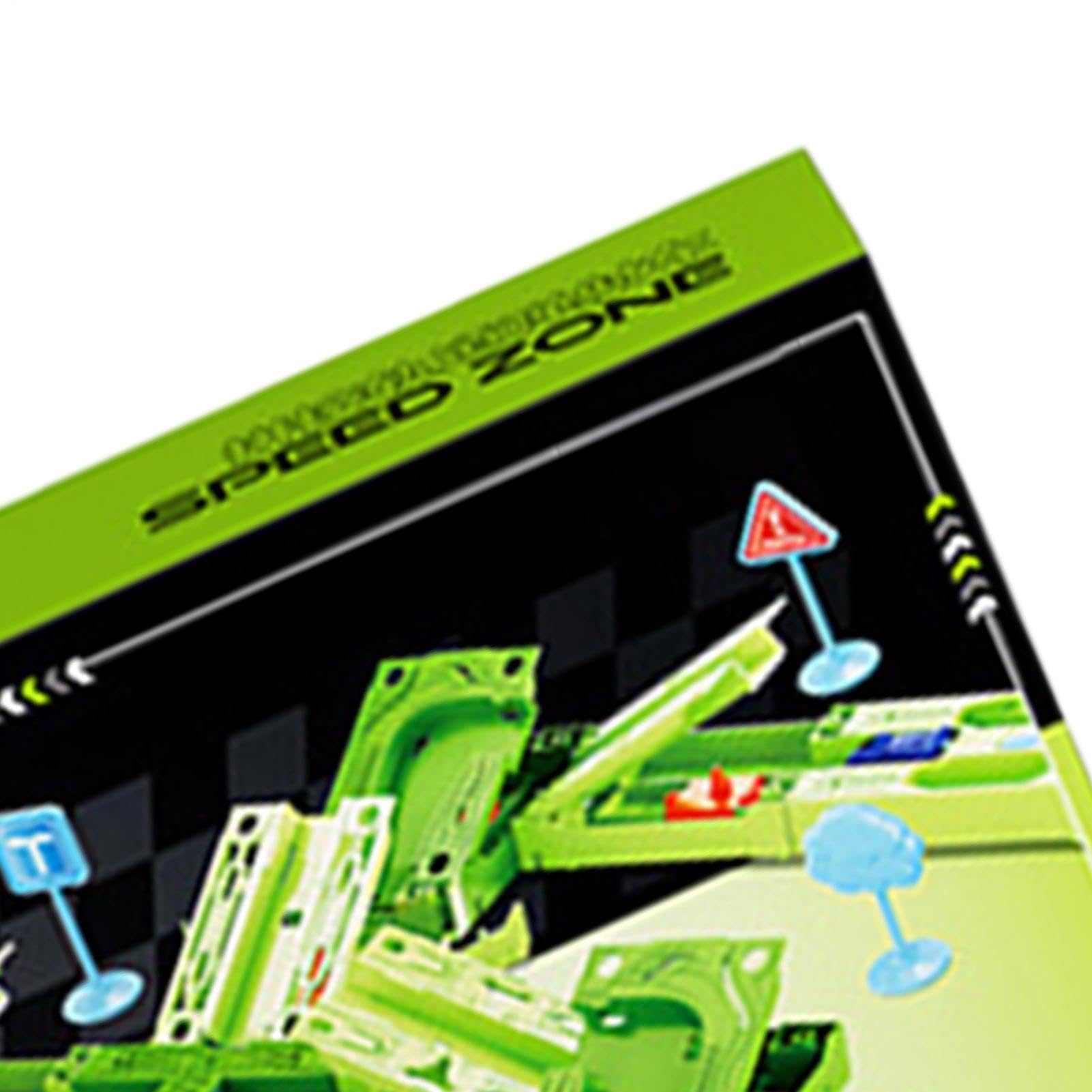 Rennstrecken-Set Für Kind Spannendes interaktives Flexibles | Bodenpuzzle Fahrbahnen Spielzeugautos Für Kinder ab 3 Jahren, und Mädchen, Zuhause, Vorschule, Reisen und Schu