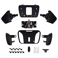 Vista 3 de Turn RISE to RISE4 Kit Redesigned Solid Black K1 K2 K3 K4 Back Buttons Housing & Remap PCB Board for PS5 Controller eXtremeRate RISE & RISE4 Remap