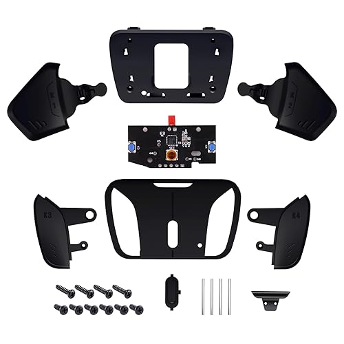Miniatura 3 de Turn RISE to RISE4 Kit Redesigned Solid Black K1 K2 K3 K4 Back Buttons Housing & Remap PCB Board for PS5 Controller eXtremeRate RISE & RISE4 Remap
