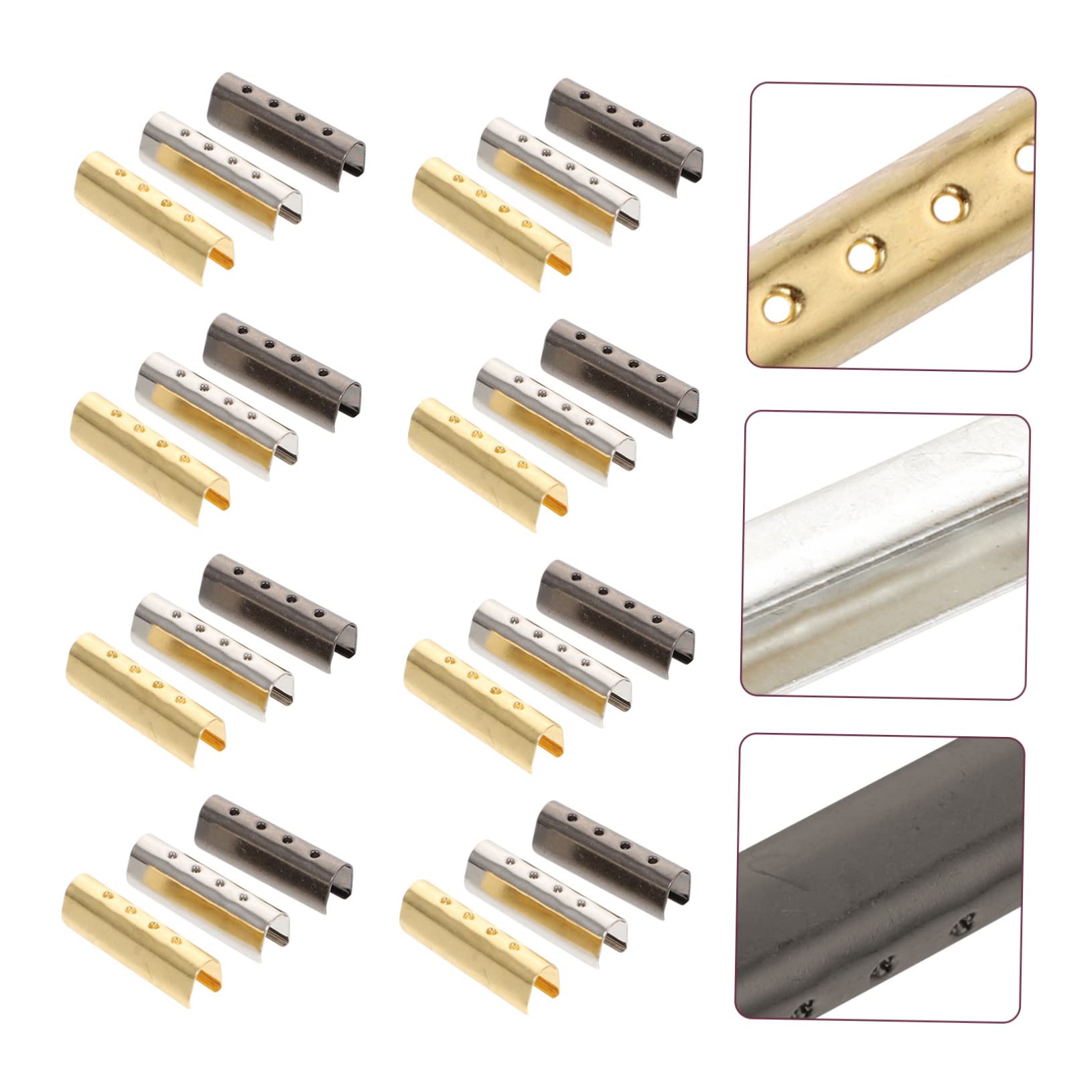 FRCOLOR 150pcs Shoelace Head Metal Shoelace End Repair Shoe Lace Tips Athletic Shoe Laces End of Shoelace Shoelaces for Sneakers Smooth Ends Shoelace Ends Cylindrical Women's Headband