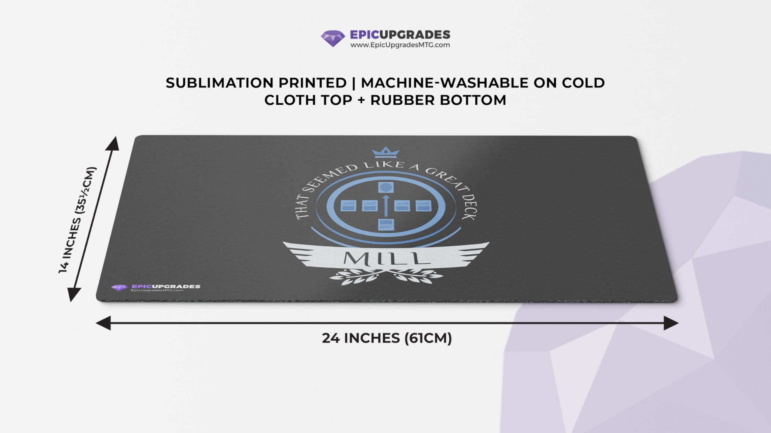 Amazon.com: Mill Life - Funny Playmat Gift for MTG Players Card