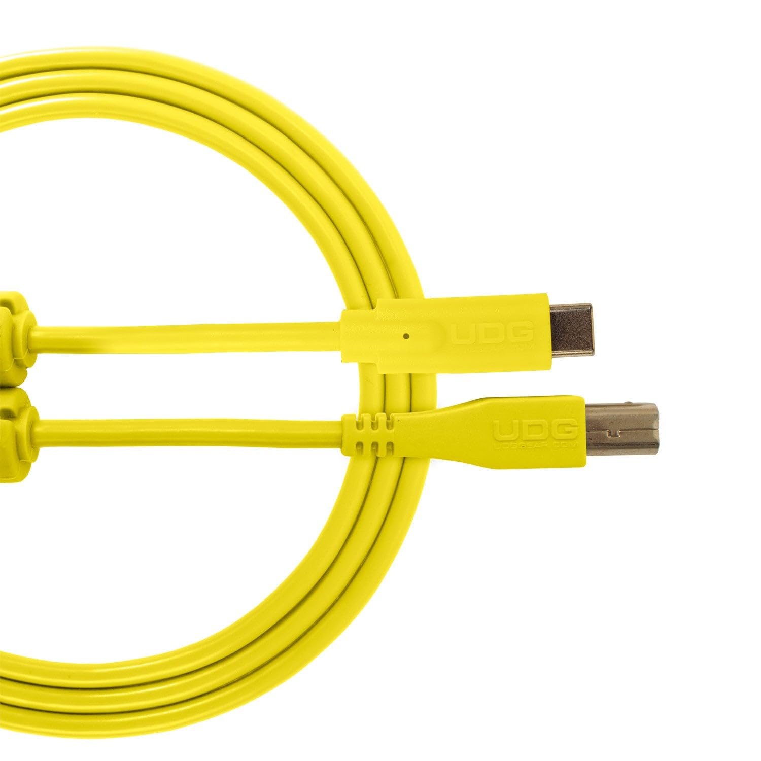 UDG Ultimate USB 2.0 C-B Straight Audio Cable 1.5m, Yellow (U96001YL)