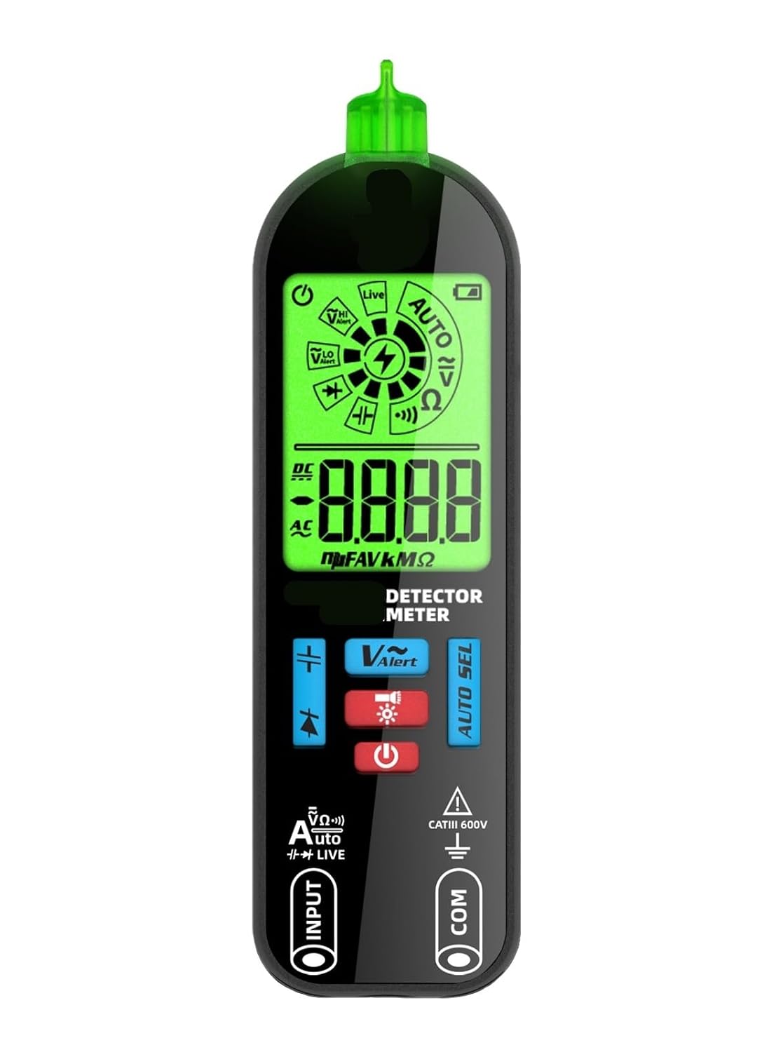 Digital multimeter Voltmeter Connected to diodes and capacitors(A1X with Bag)
