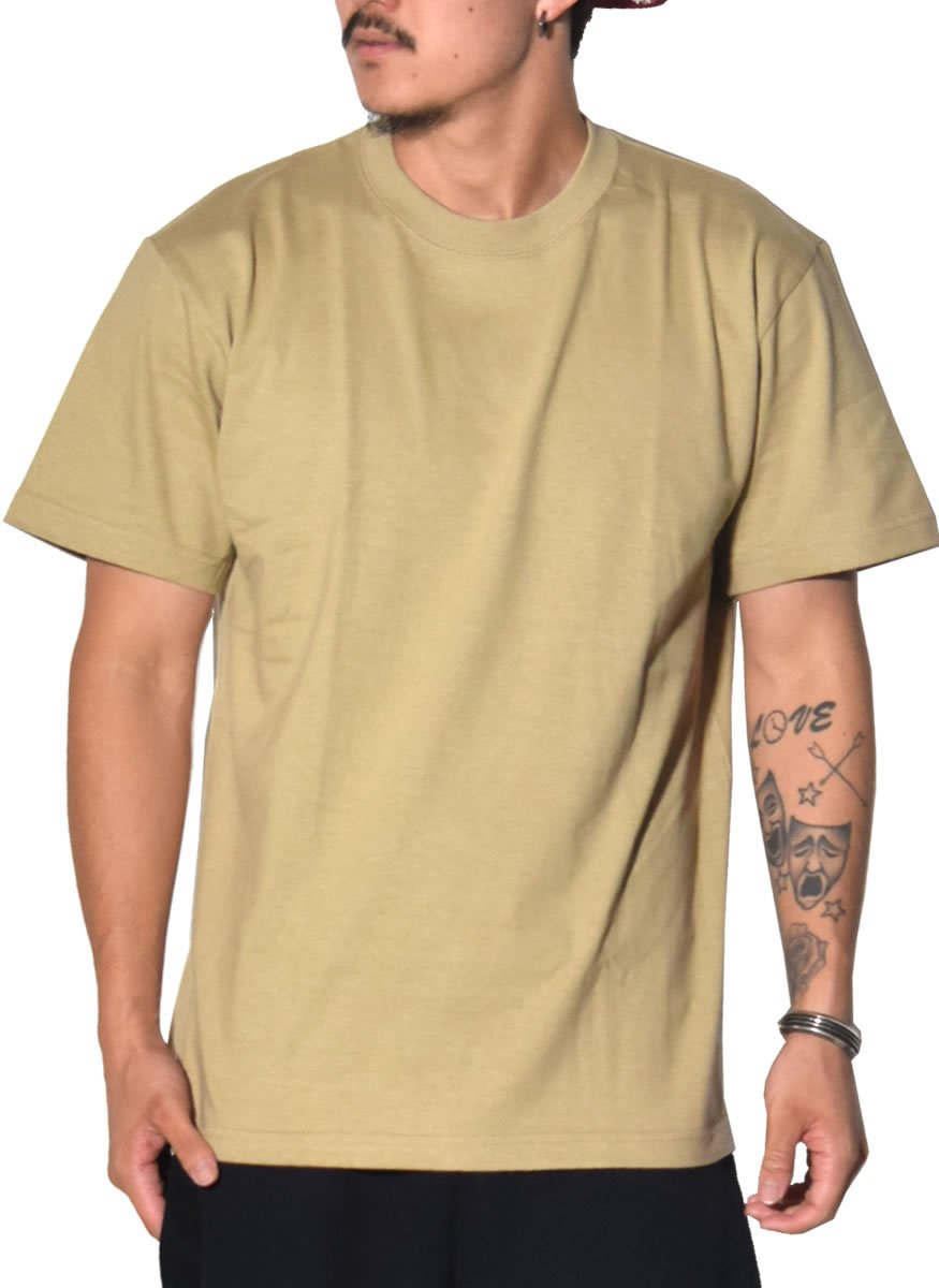 5.6オンス ハイクオリティーTシャツ 500101 サンドカーキ L