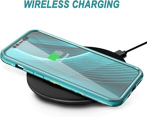 Miniatura 6 de SURITCH Funda para iPhone 12 Pro Max, protector de pantalla integrado, protección de cuerpo completo, a prueba de golpes, funda protectora de TPU