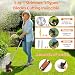 Cordless Strimmer, Garden Strimmer With Metal Blades, Strimmer Cordless With 2 Batteries And UK Charger, Grass Trimmer Length Adjustable, Suitable for Home Gardens, Lawns, Bushes
