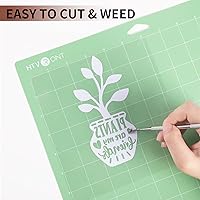 Vista 4 de HTVRONT Rollos de Vinilo de Transferencia de Calor HTV - 12" x 20 pies Vinilo HTV Caqui para Camisas, Vinilo Termoadhesivo para Todas las Máquinas