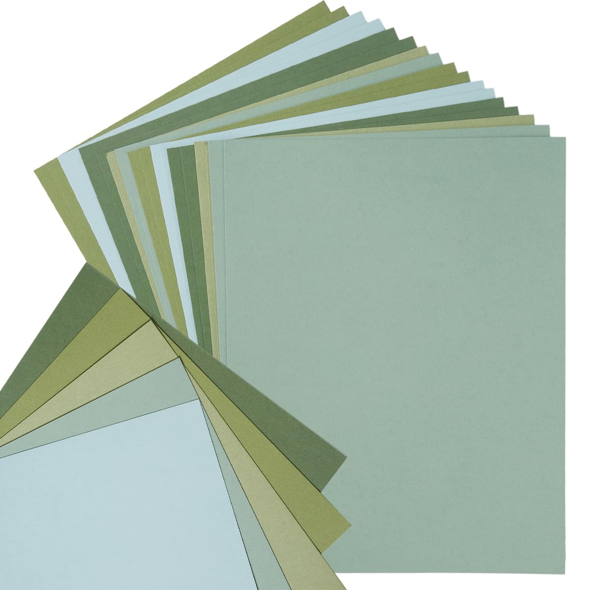 30 Sheets Color Tones Cardstock Paper 250GSM, 8.5x11, Sage-Green