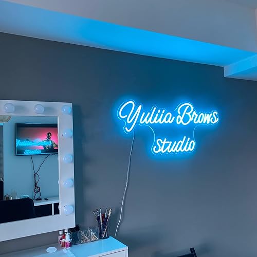 Miniatura 4 de Letrero de neón personalizado para boda, Binager personalizable, letrero de neón con nombre, decoración personalizada, letrero de luz acrílica