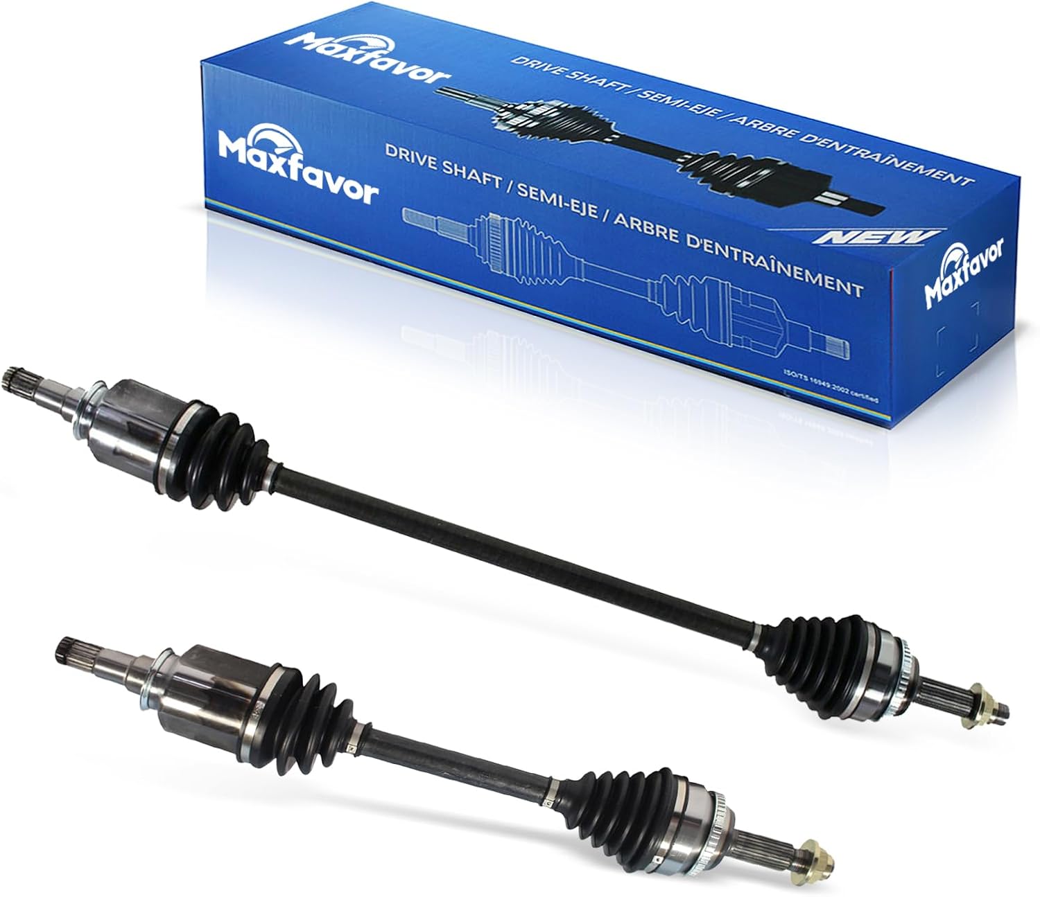 MAXFAVOR CV Joint Axle Assembly Front LH RH Pair Set of 2 Premium CV Axles Replacement for 2003 2004 2005 2006 2007 2008 Toyota Corolla 4-Door 1.8L Manual Trans