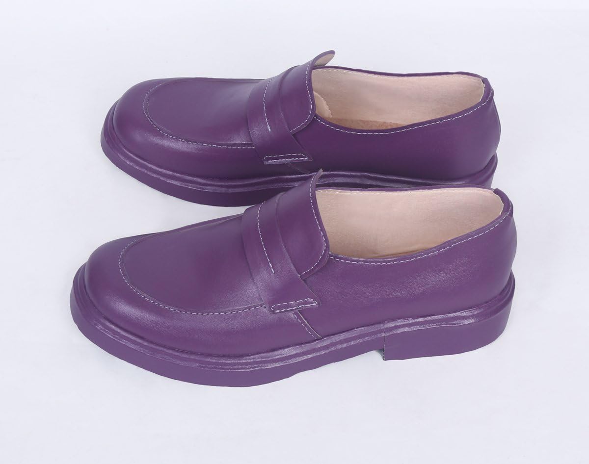 No Game No Life Shiro Daily Purple Halloween Cosplay Shoes S008