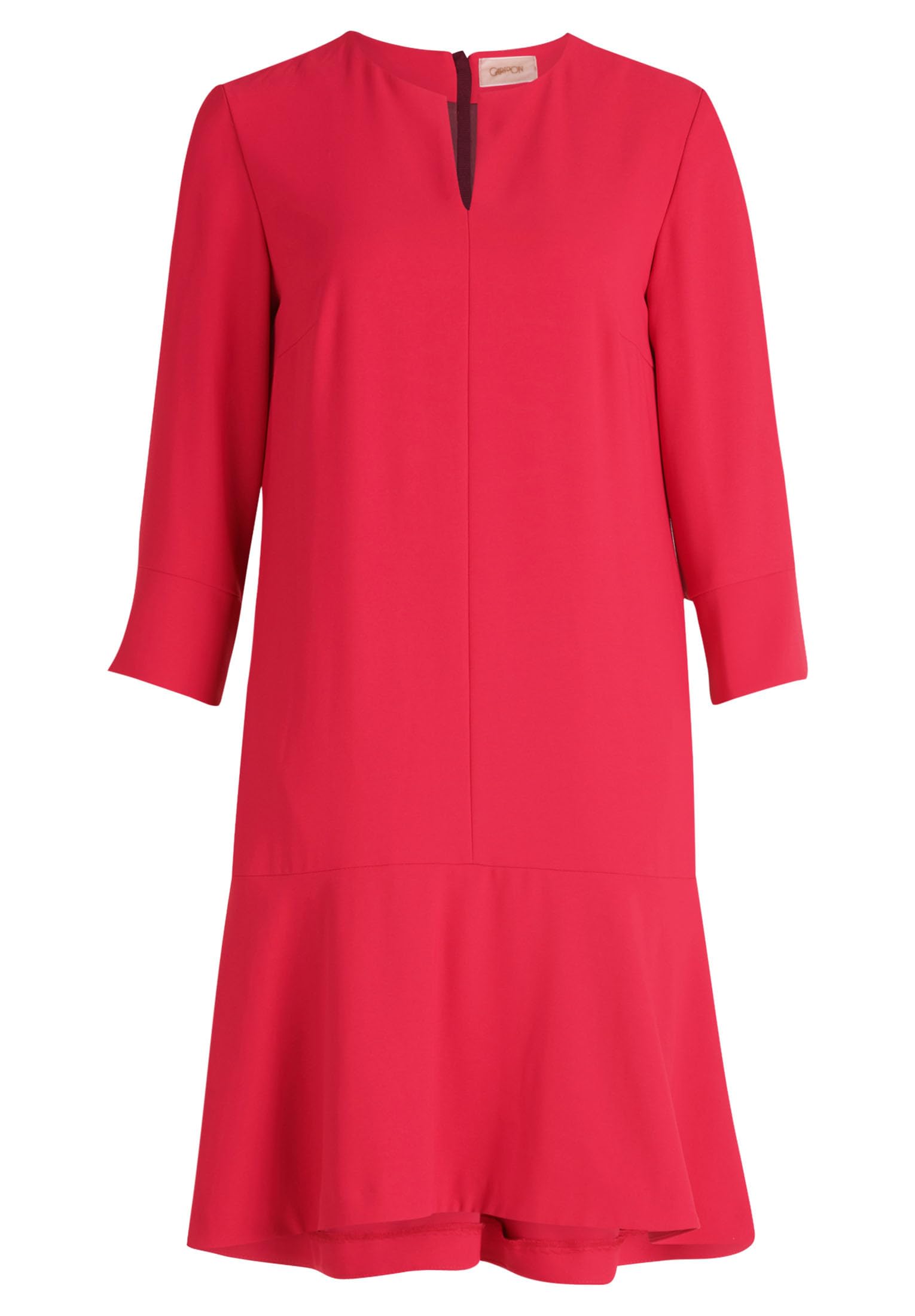 Cartoon Damen Volantkleid mit Taschen