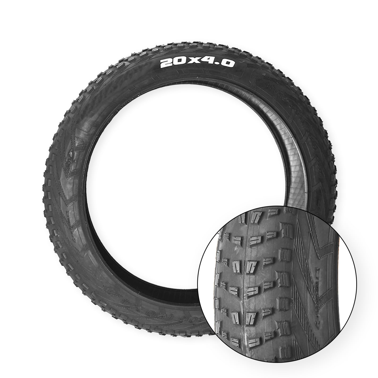 Amazon | 電動自転車用ファットタイヤ、20/24/26/27x2.4/4.0インチ