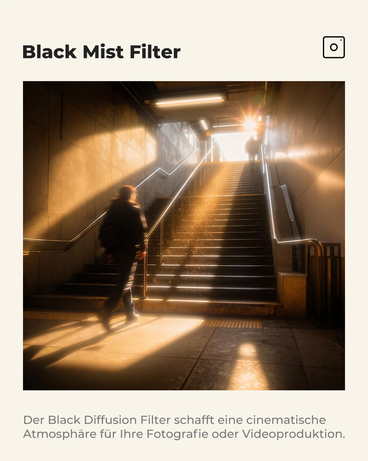 K&F Concept Nano-K Serie Black-Mist 1 Filter 67mm aus Optischem Glas Mit 18-Lagiger Nano-Beschichtung für Videoaufnahmen/Portraitfotografie