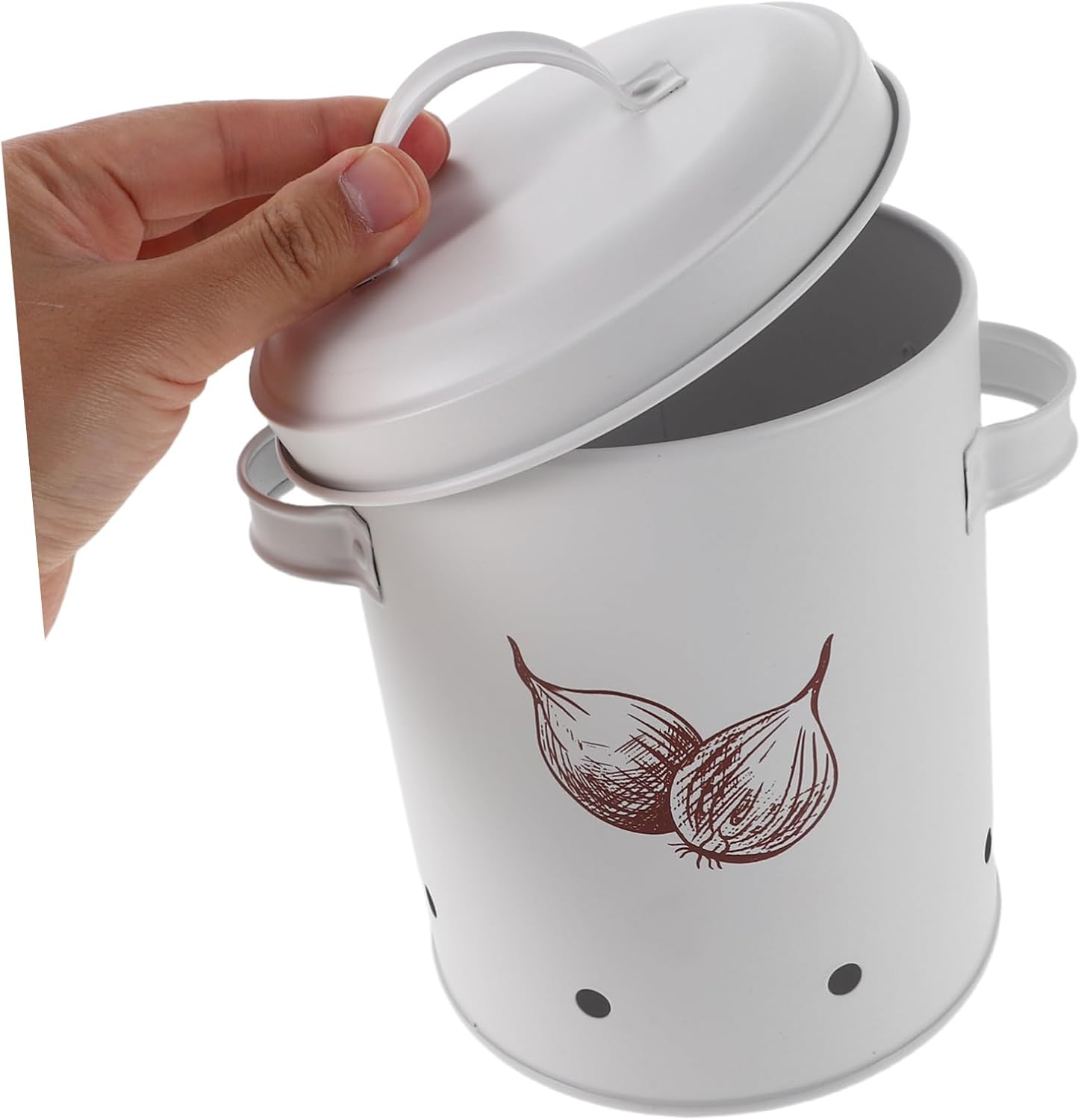 ABOOFAN Potato Onion Garlic Storage Bin Vegetable Holder for Kitchen Sturdy Storage Box Ventilation for Freshness