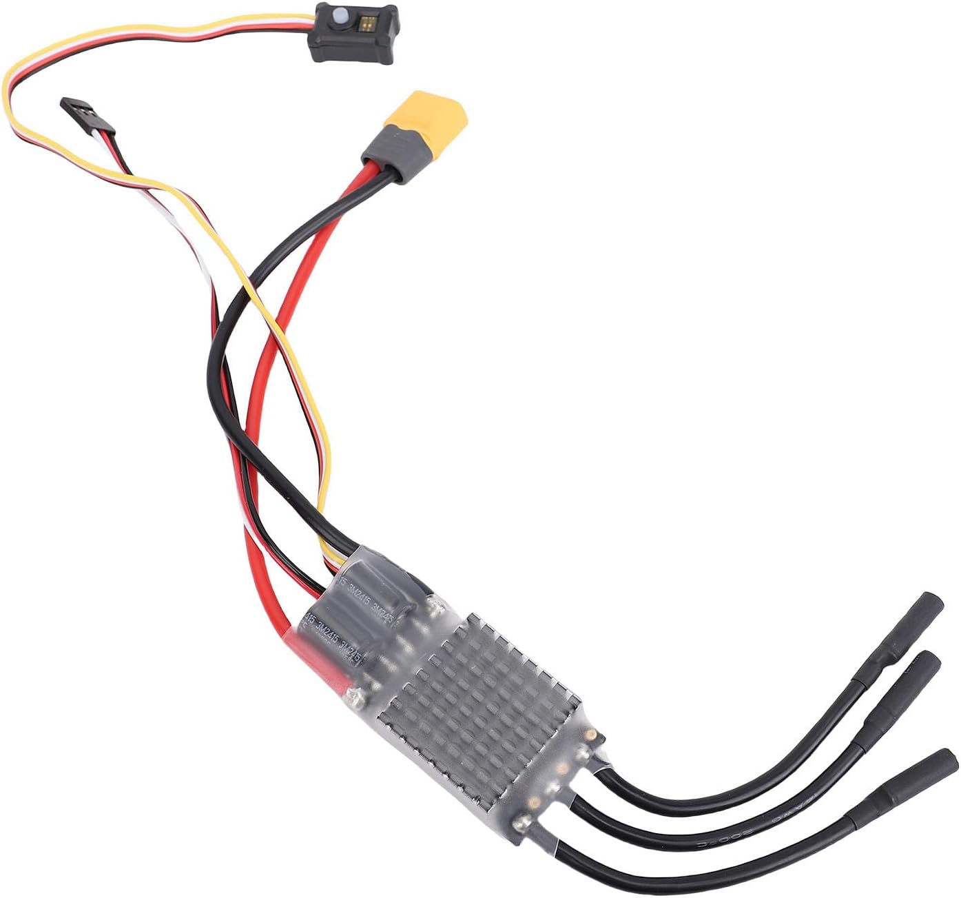 80A RC Brushless ESC, 2 to 6S 80A Adjustable BEC Output Electronic Speed Controller for SCX10 1/8 1/10 Scale Cars