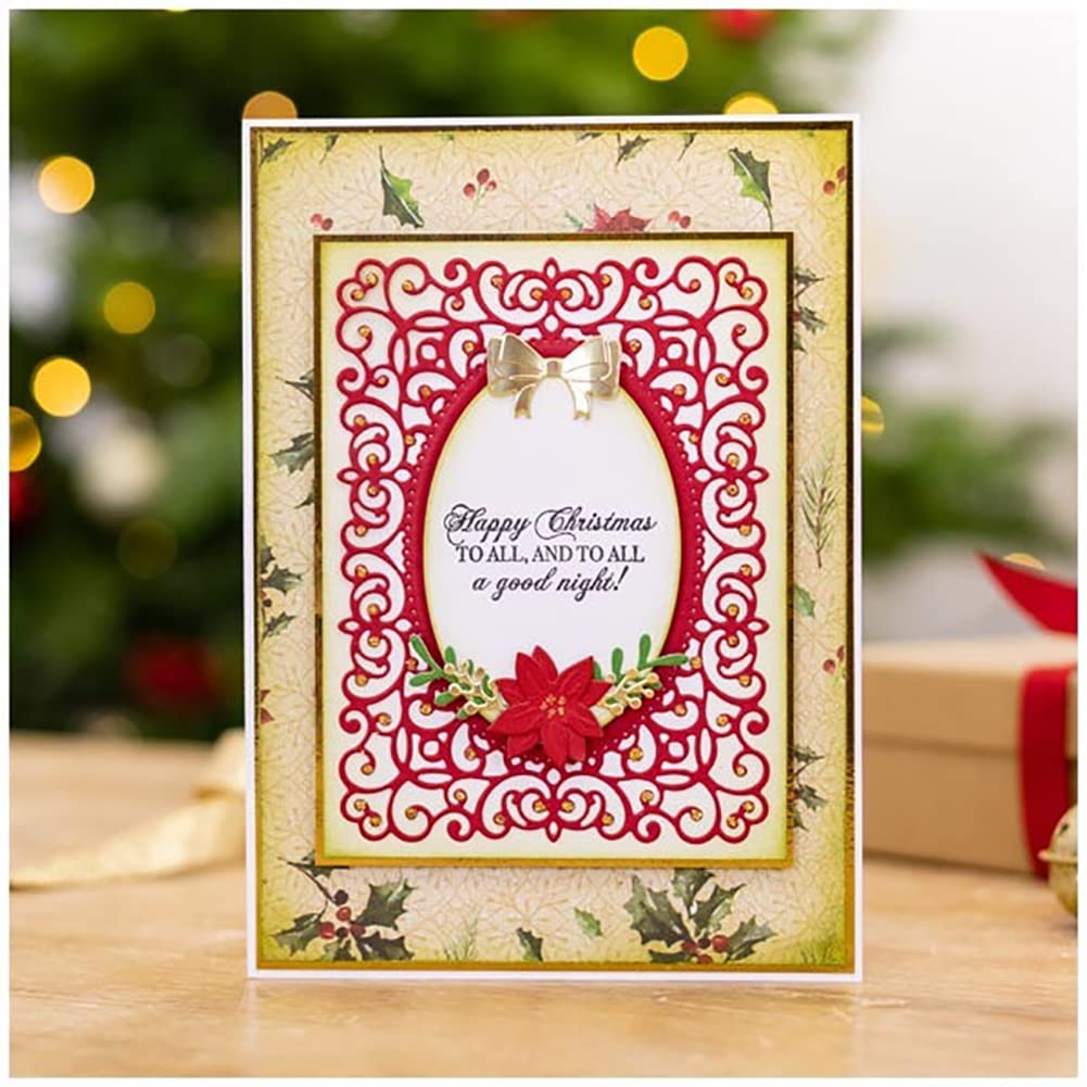URFEDA Stanzschablonen Set – Karbonstahl-Prägeschablonen Für Scrapbooking & Kartenbasteln