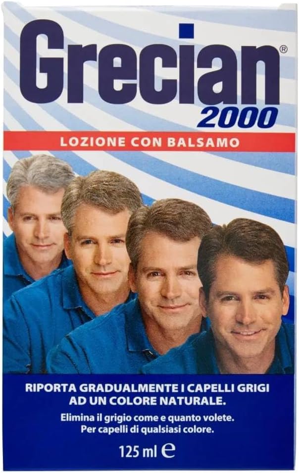 Grecian2000 Hair Colour Lotion with Conditioner, Removes Grey, Gradually Restores Natural Looking Colour, 125 ml