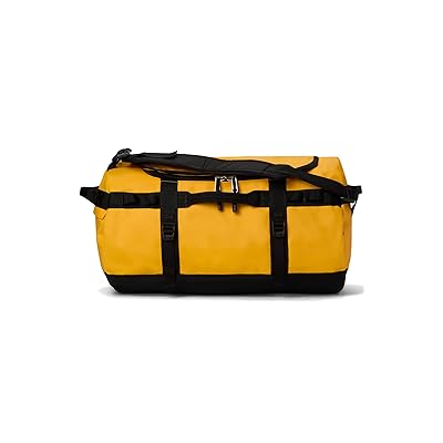 The North Face Base Camp Duffel 1 S Duffel Bags Summit Gold/TNF Black NPF, Mesh/Polyester