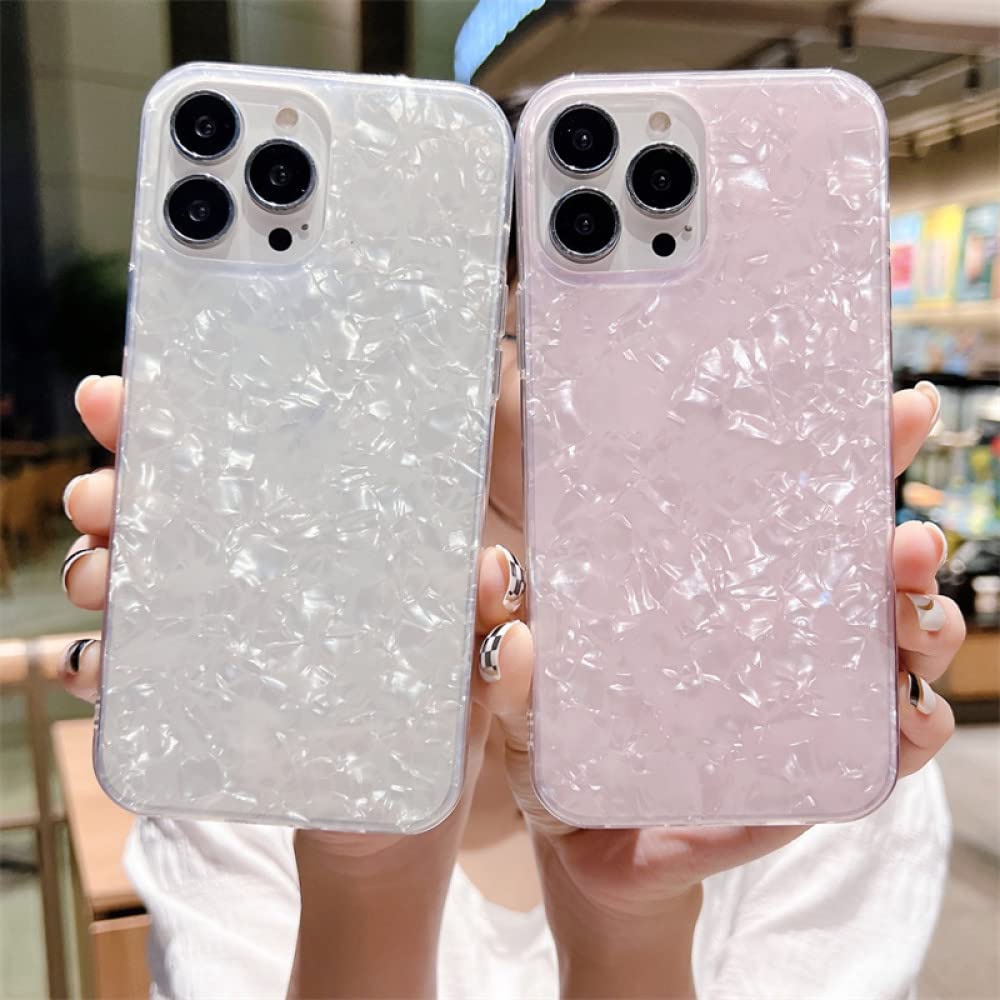 Custodia Sottile In TPU Per IPhone X/XS – Effetto Marmo Con Glitter, Copertura Morbida Con Paraurti, Protezione Antiurto - 4