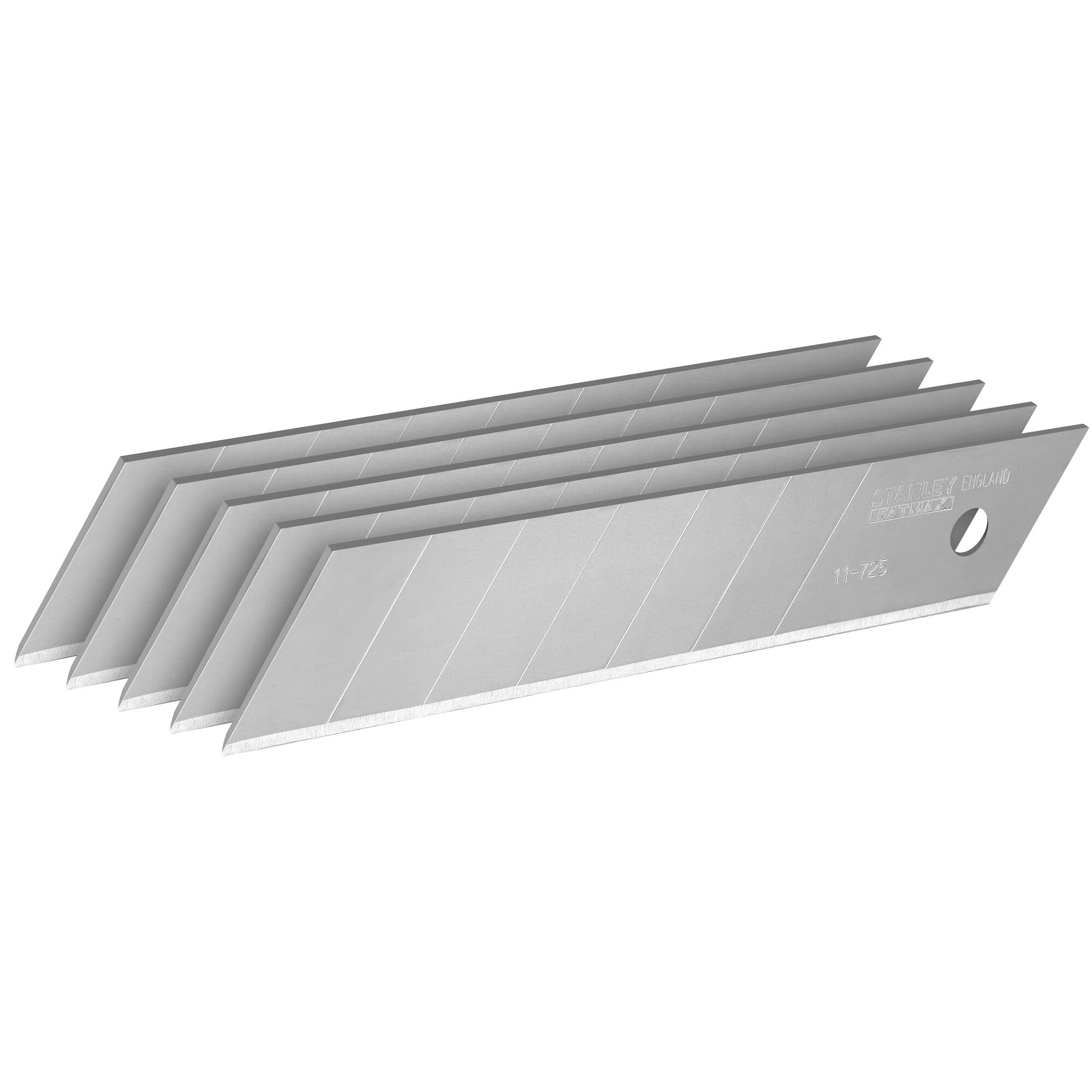 FatMax® Snap-Off Blades 25mm (Pack 5), Silver, 25 mm