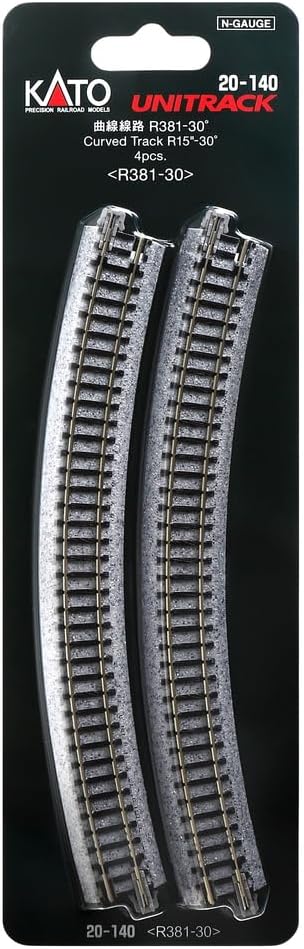 USA Model Train Products Unitrack, 381mm (15") Radius 3