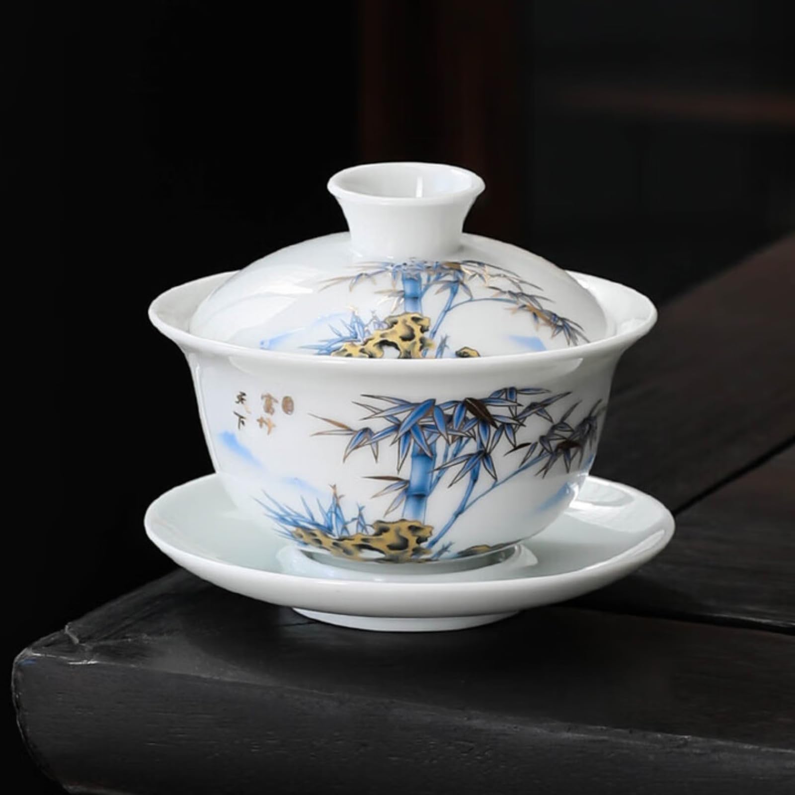 Service à thé Gaiwan porcelaine blanche 150 ml sans mémoire de goût pour infusion