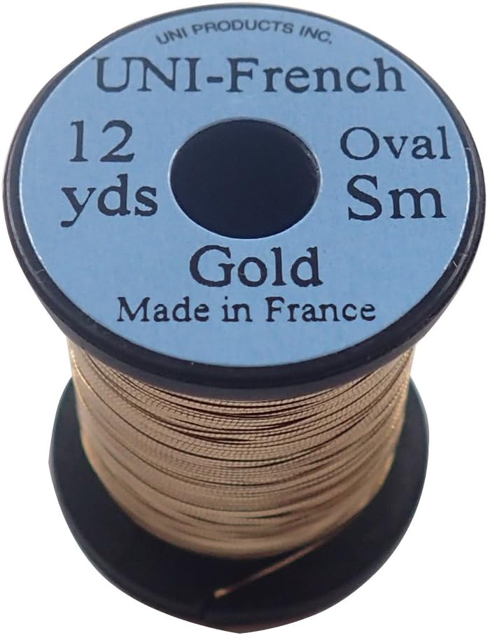 teximuko (Tiemco) Uni French Oval Small Gold 62021801002
