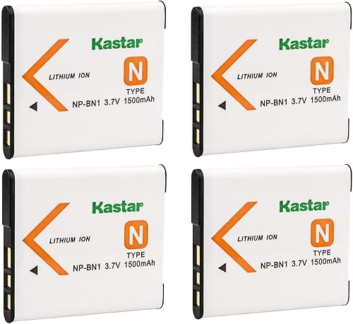 Miniatura 6 de Kastar Paquete de 1 batería de repuesto para Sony Cyber-Shot DSC-W560, Cyber-Shot DSC-W570, Cyber-Shot DSC-W580, Cyber-Shot DSC-W610, Cyber-Shot