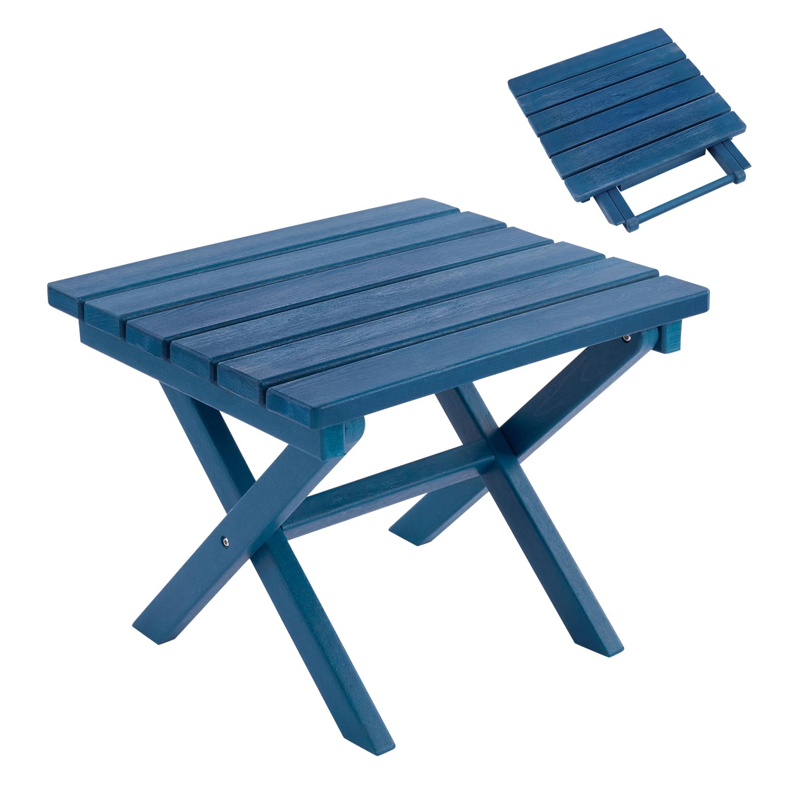 FurniSoar Extra-Dicker Klapp-Beistelltisch aus HDPE
