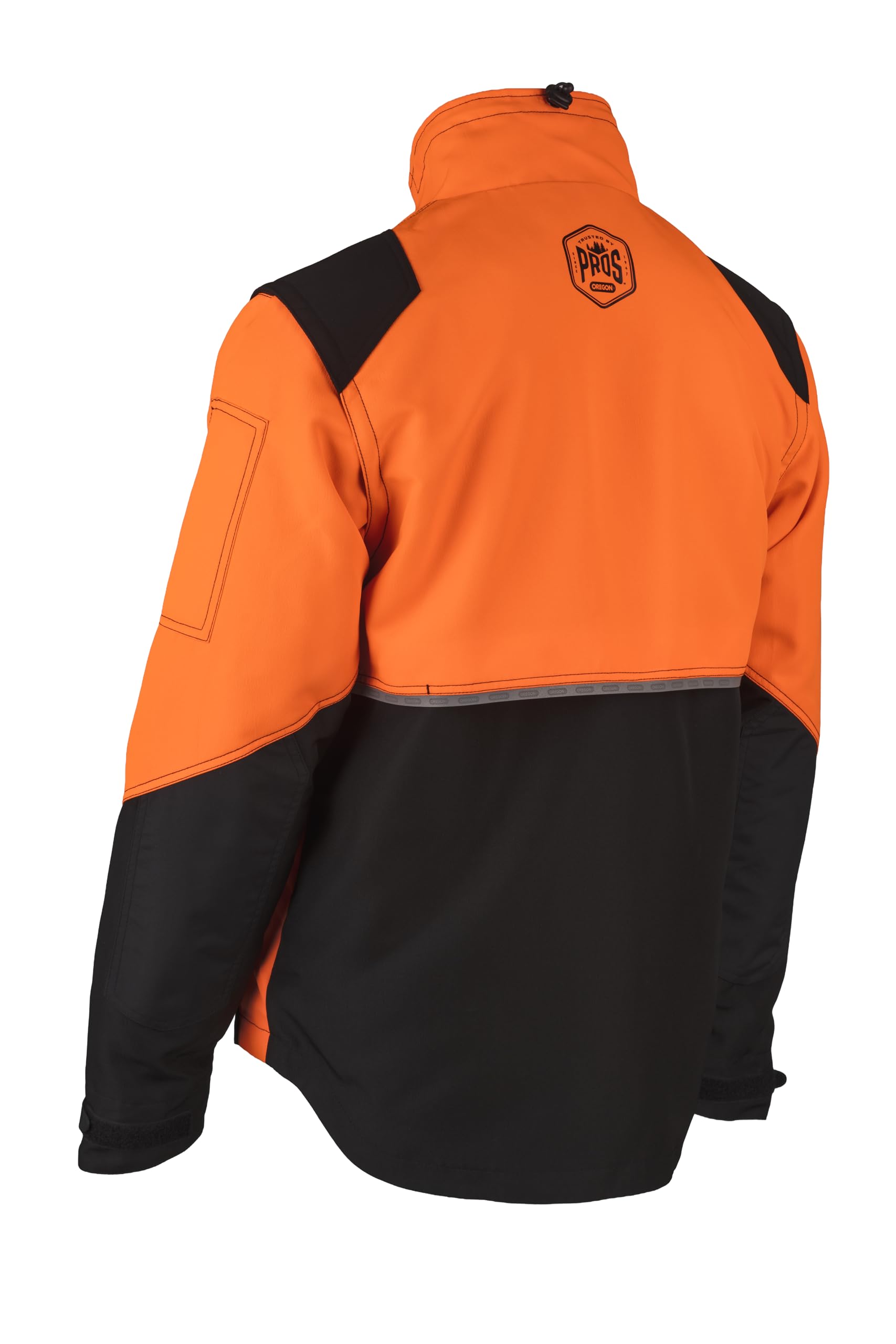 Oregon Protect Pro Veste Haute Visibilité, EPI Professionnel Toutes Saisons, Déperlante, Respirante, Bandes Réfléchissantes, 5 Poches, pour Tronçonneuse, Travaux Forestiers et Extérieurs