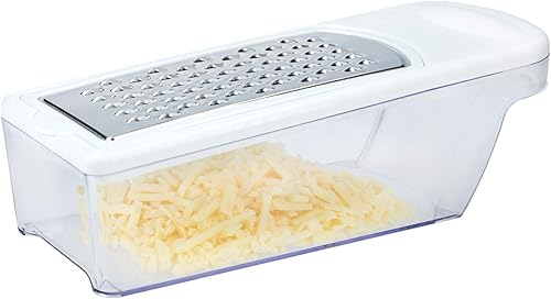 Miniatura 2 de KitchenCraft KCGRATEROB Cheese Grater with Container, Gift Boxed, Plastic/Stainless Steel, 23 x 8 x 6 cm