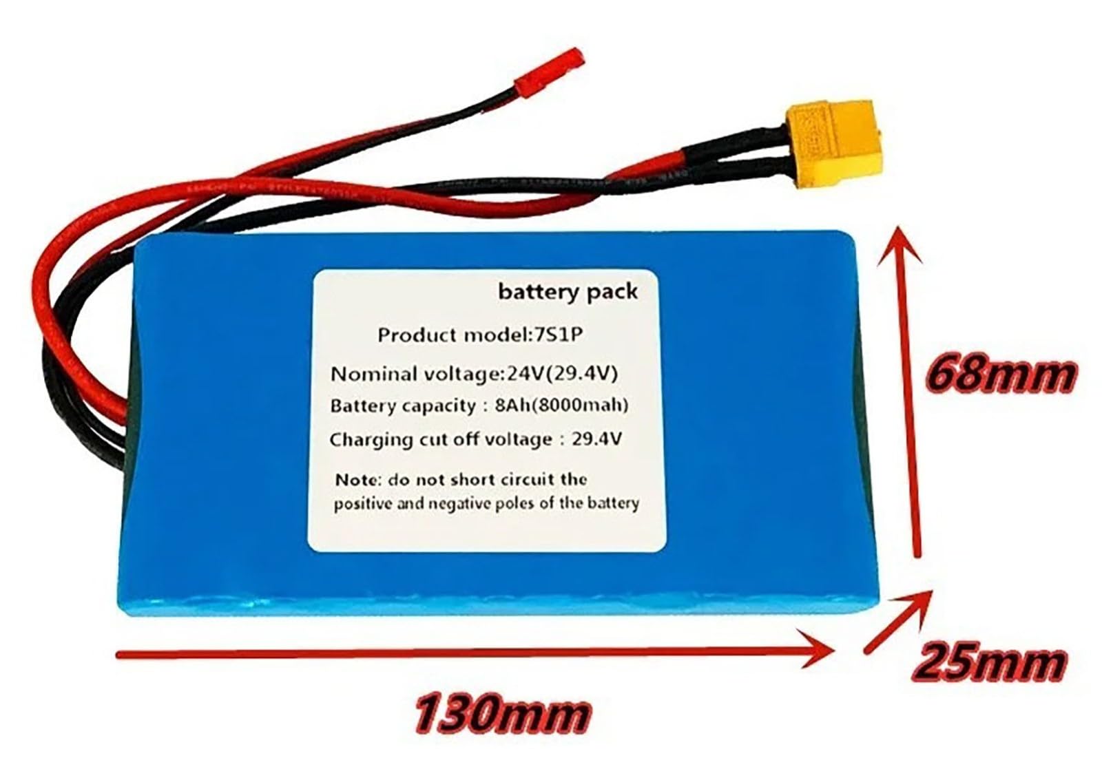E-Bike Batteries 24V 8000Mah Batterie De Vélo Électrique 29.4V 8Ah Rechargeable Étanche Batterie avec BMS pour 50W 150W 200W Moteur