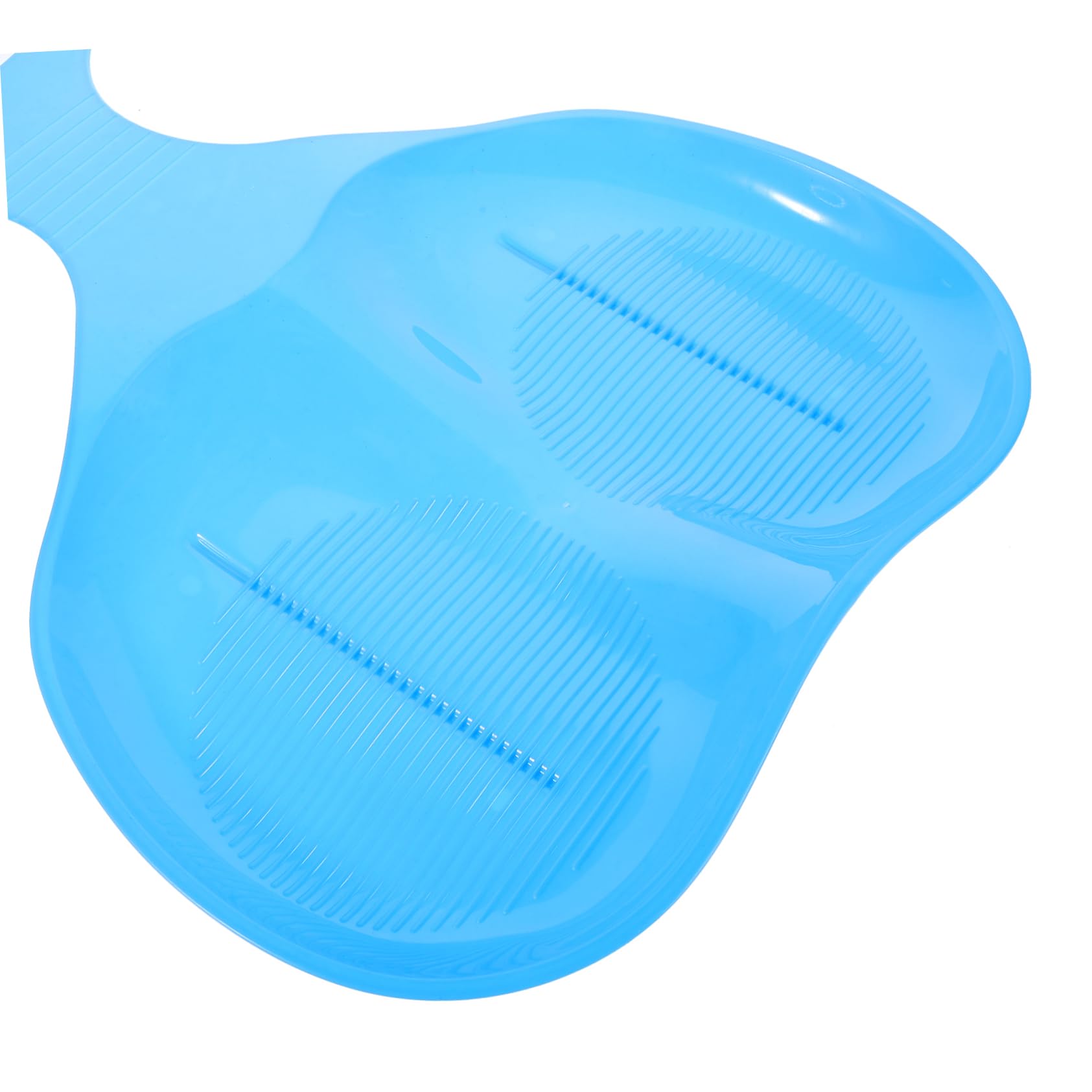 BRIGHTFUFU Textured Snow Sled Board Durable Skiing Board for Winter Sand and Grass Fun Outdoor Activity